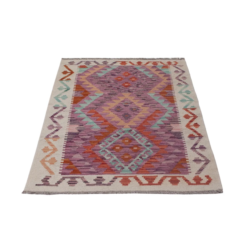 Kelim Maimene Teppich 78x121cm - mehrfarbig