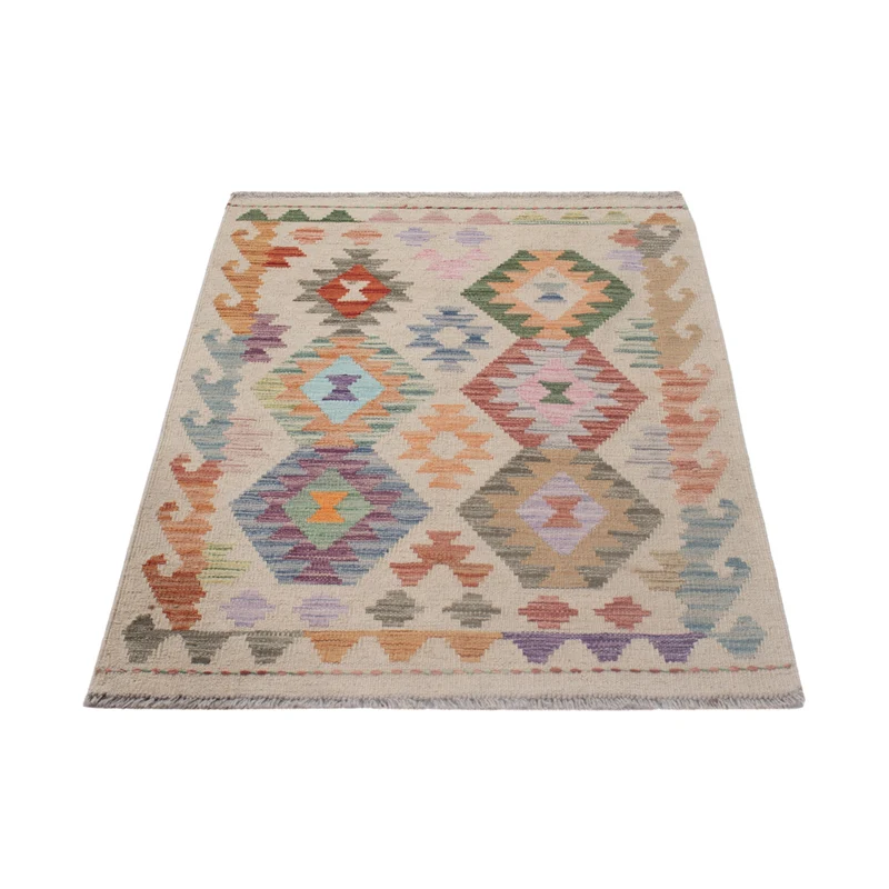 Kelim Maimene Teppich 78x121cm - mehrfarbig