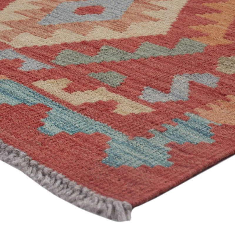Kelim Maimene Teppich 74x121cm - mehrfarbig