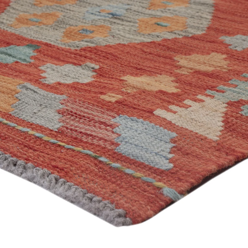 Kelim Maimene Teppich 72x125cm - mehrfarbig