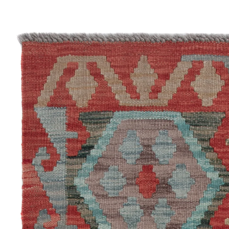Kelim Maimene Teppich 72x124cm - mehrfarbig