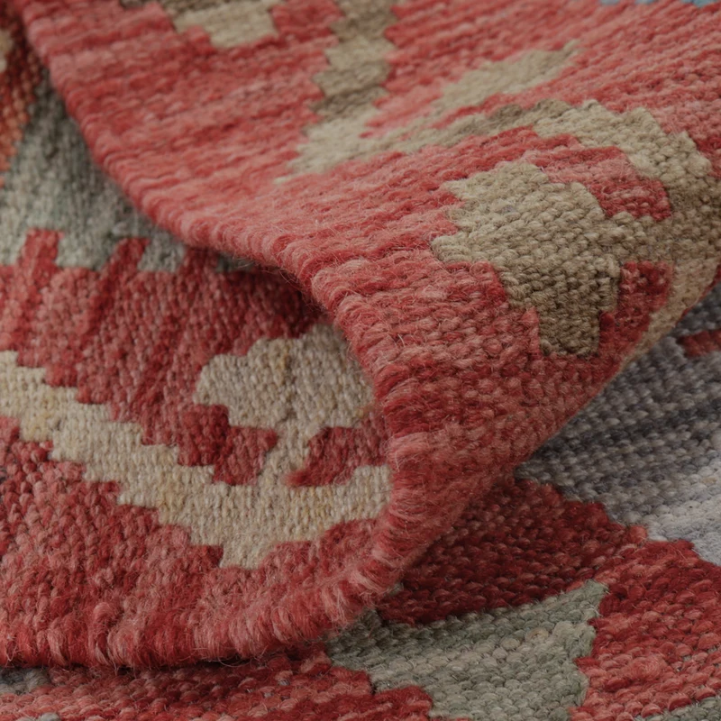 Kelim Maimene Teppich 76x108cm - mehrfarbig