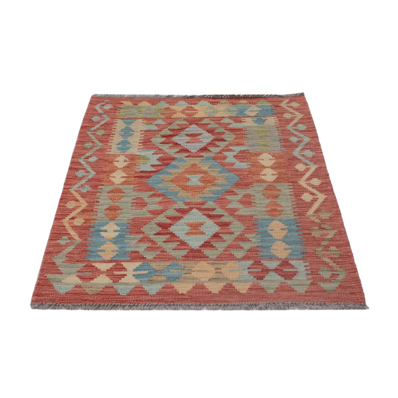 Kelim Maimene Teppich 76x108cm - mehrfarbig