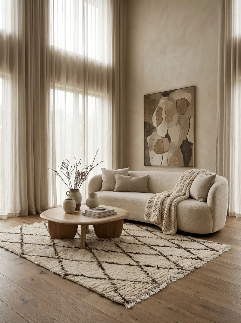 Gabbeh · Handgeknüpft – Beige, 200x144 cm