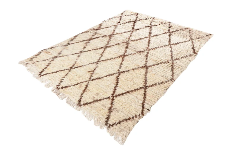 Gabbeh · Handgeknüpft – Beige, 200x144 cm