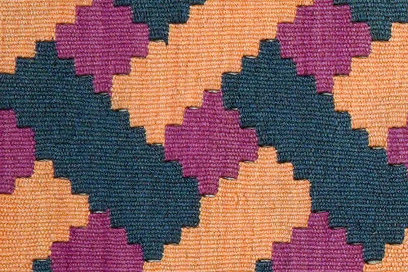 Kelim Gashgai · Handgewebt – Bunt, 62x42 cm