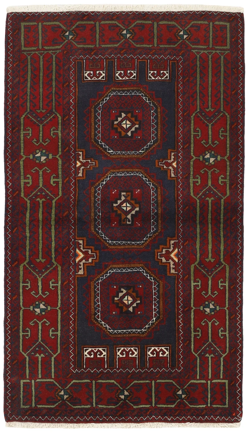 MY-RUG Teppich "Belutsch" Gul-Muster, Handgeknüpft