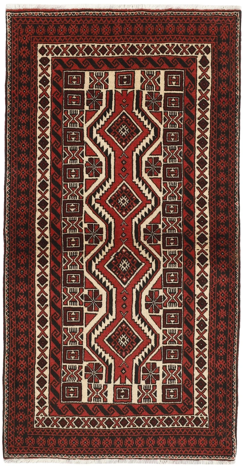 MY-RUG Teppich "Belutsch" Gul-Muster, Handgeknüpft