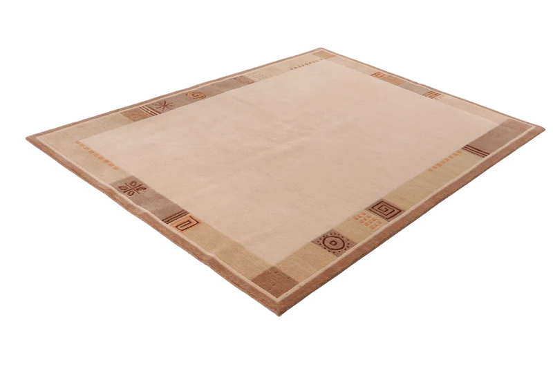 Nepal · Handgeknüpft – Beige, 199x143 cm