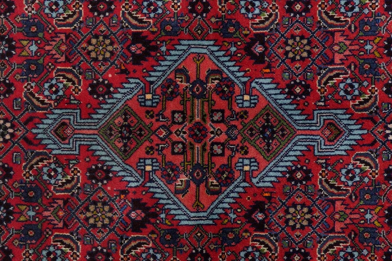 Assadabad · Handgeknüpft – Rot, 207x133 cm