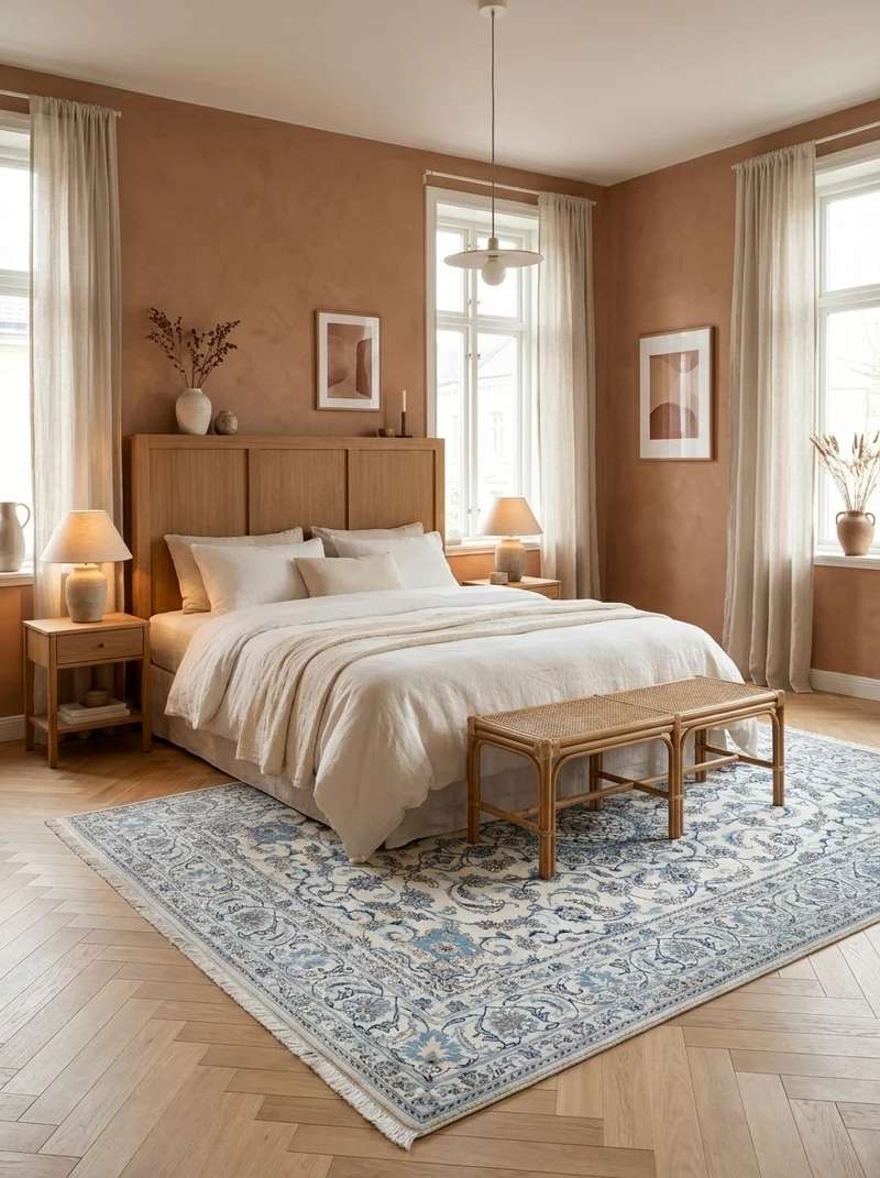 Nain 12La · Handgeknüpft – Beige, 299x197 cm