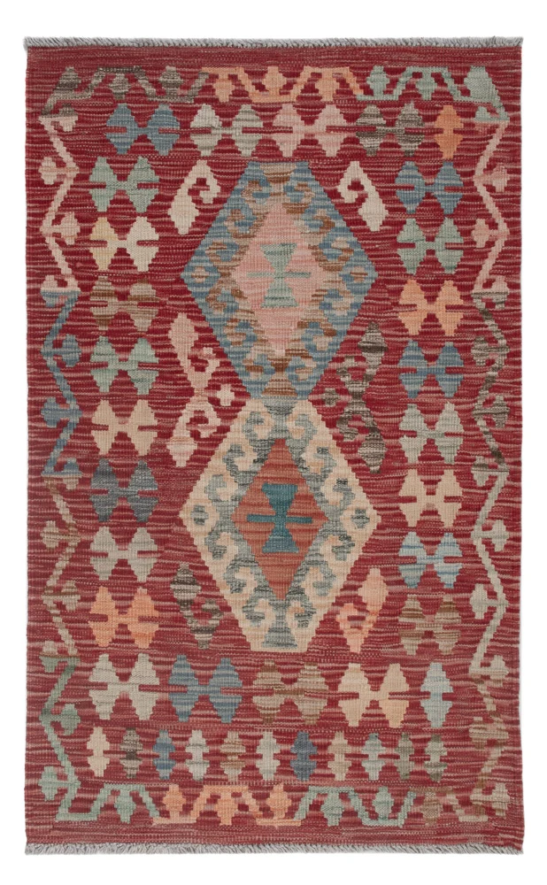 Kelim Maimene Teppich 78x124cm - mehrfarbig