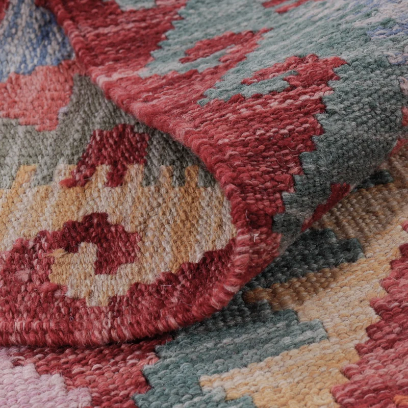 Kelim Maimene Teppich 75x122cm - mehrfarbig