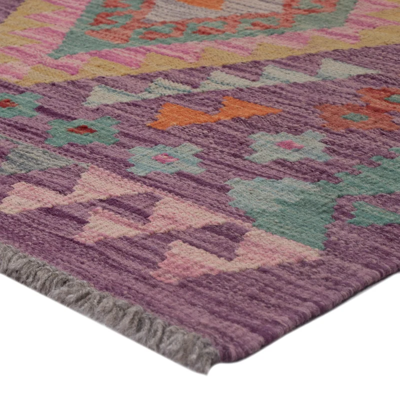 Kelim Maimene Teppich 78x126cm - mehrfarbig