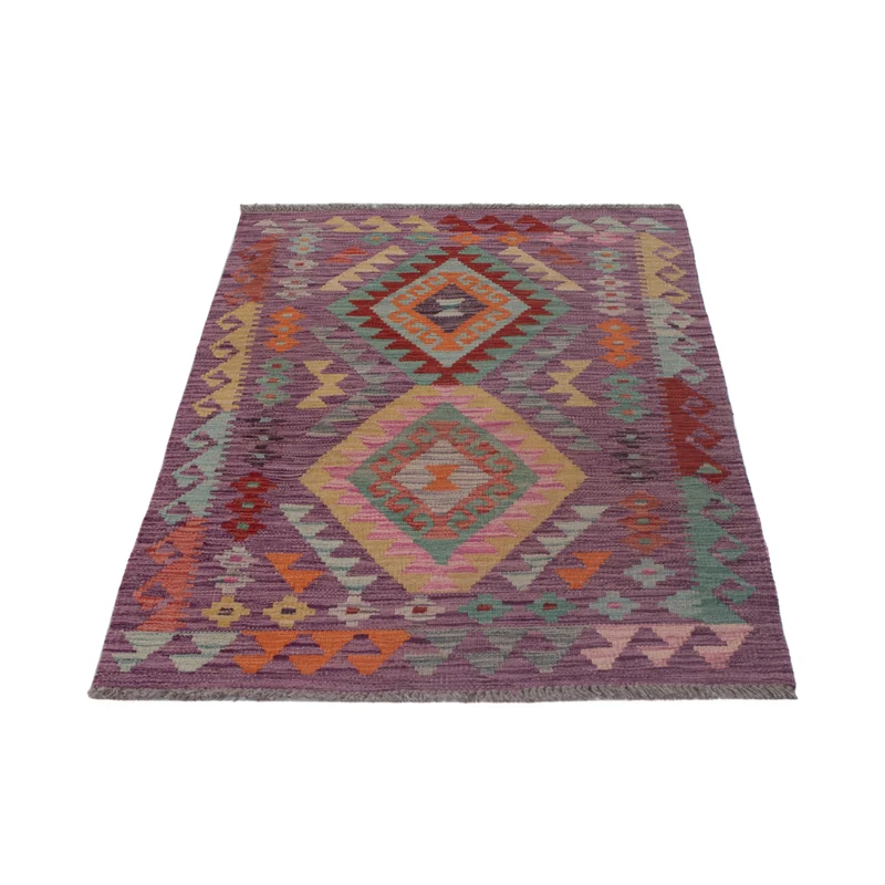 Kelim Maimene Teppich 78x126cm - mehrfarbig