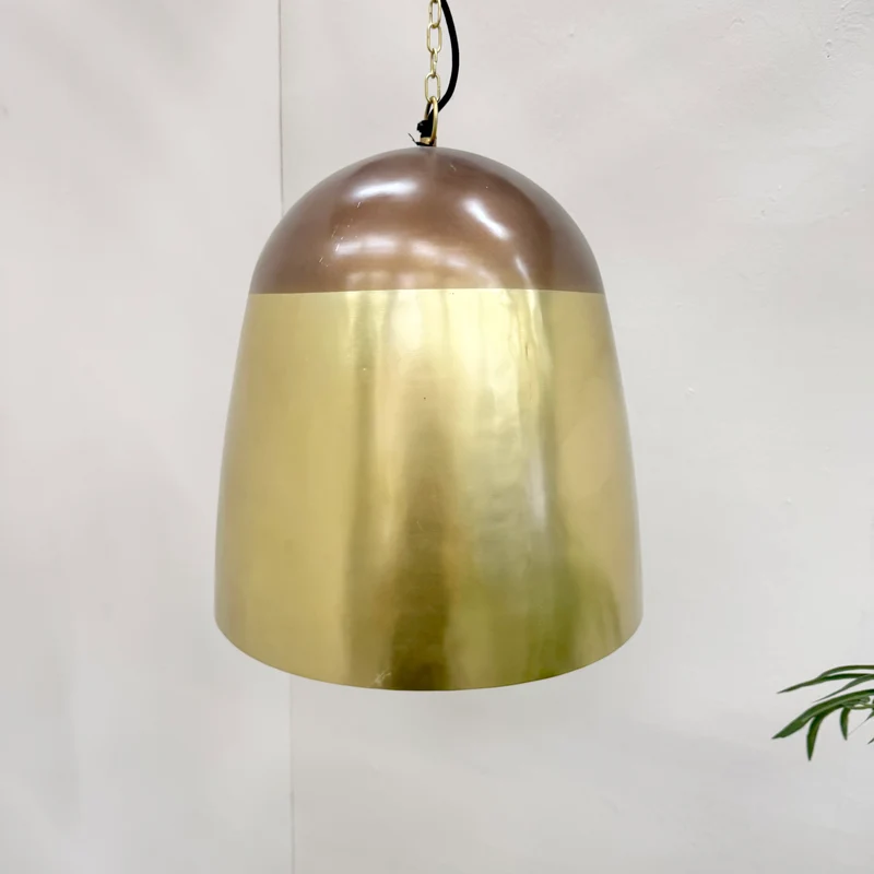 PTMD Mervin Lampe Golden Metall Pendelleuchte Deckenlampe