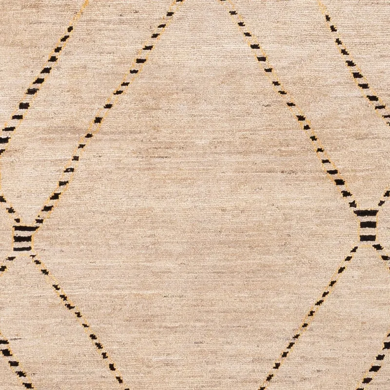 Berber Teppich 170x232cm - Wollteppich - beige