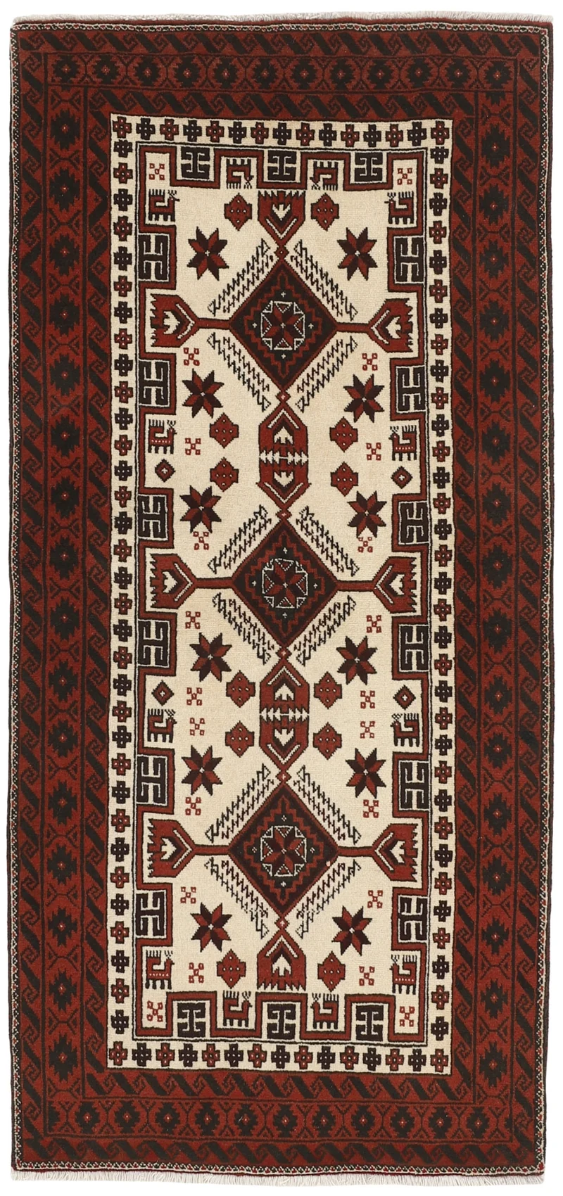 MY-RUG Teppich "Belutsch" Gul-Muster, Handgeknüpft