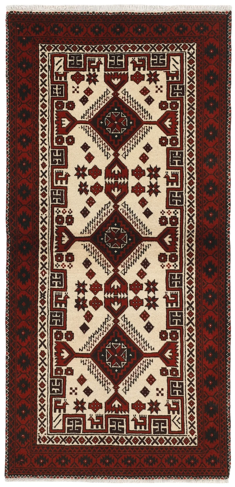 MY-RUG Teppich "Belutsch" Gul-Muster, Handgeknüpft