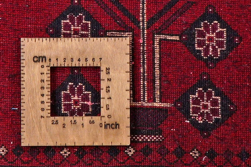 Afshar · Handgeknüpft – Rot, 212x156 cm