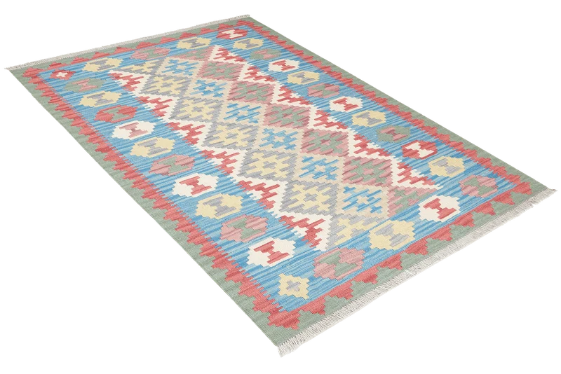 Kelim Gashgai · Handgewebt – Beige, 157x105 cm