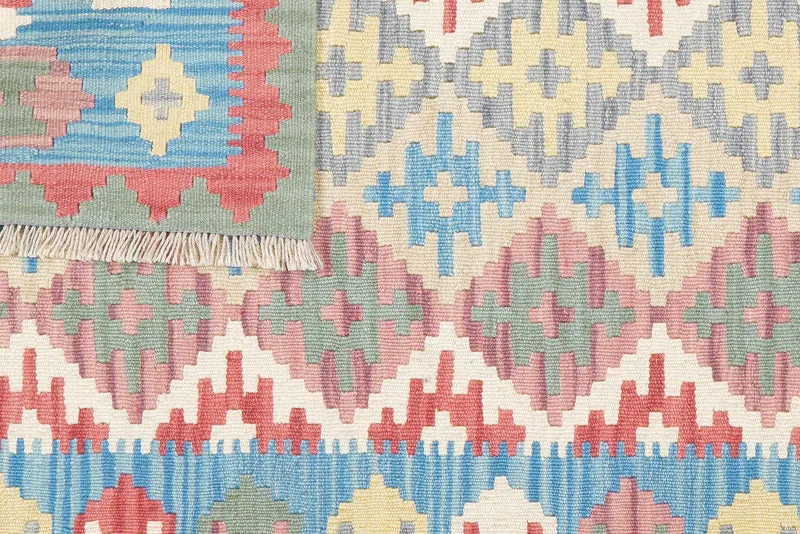 Kelim Gashgai · Handgewebt – Beige, 157x105 cm