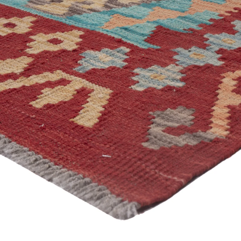 Kelim Maimene Teppich 78x123cm - mehrfarbig