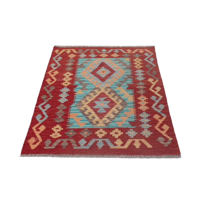 Kelim Maimene Teppich 78x123cm - mehrfarbig