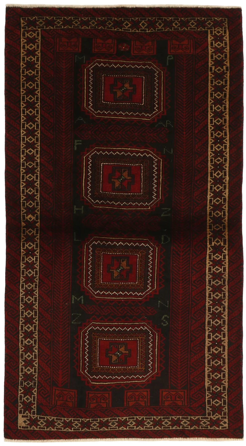 MY-RUG Teppich "Belutsch" Gul-Muster, Handgeknüpft