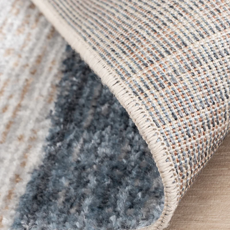 Waschbarer Teppich Rund - Misha Blocks Bunt
