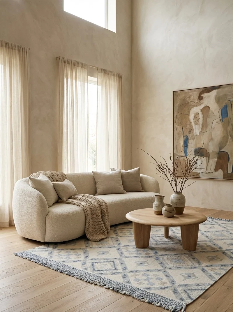 Nepal · Handgeknüpft – Beige, 235x169 cm