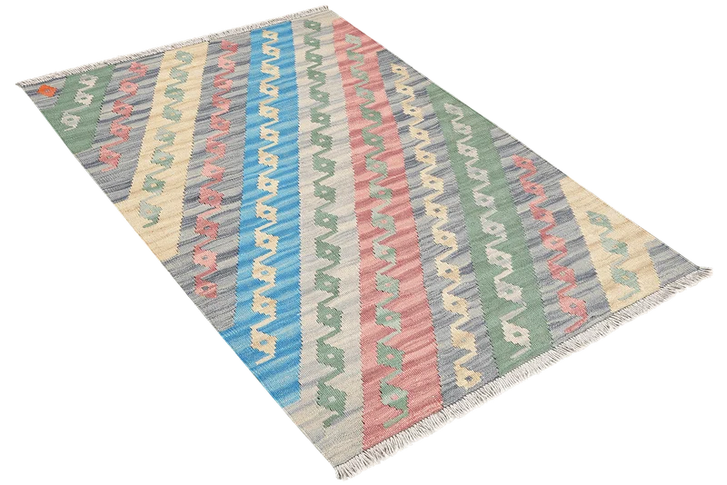 Kelim Gashgai · Handgewebt – Bunt, 128x83 cm