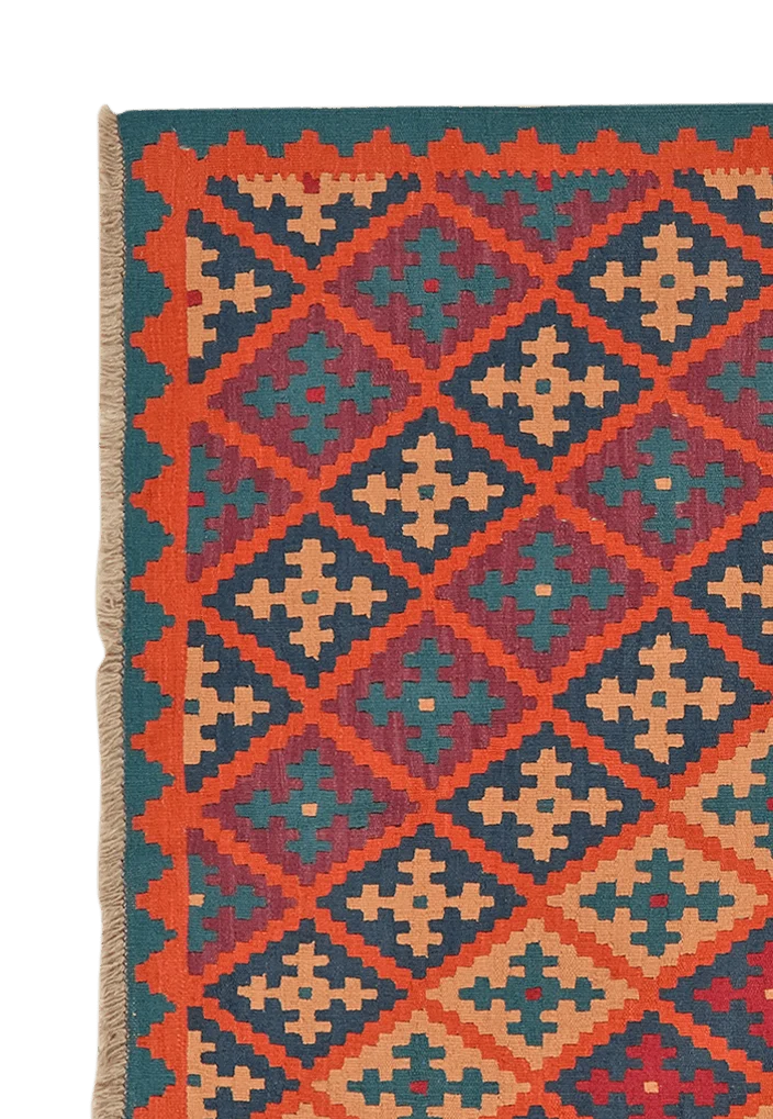 Kelim Gashgai · Handgewebt – Bunt, 171x127 cm