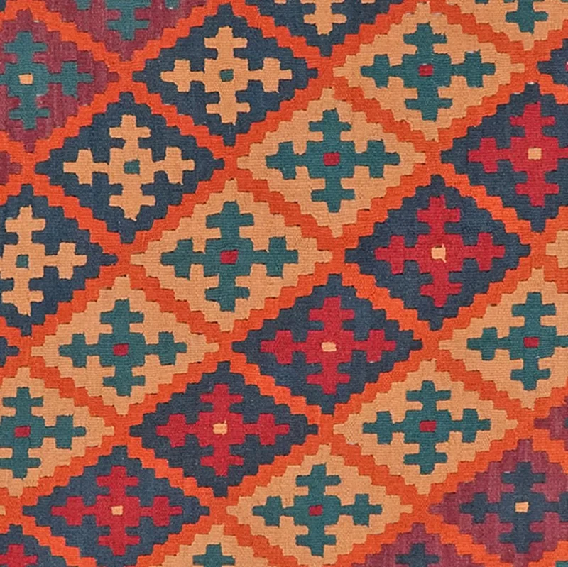 Kelim Gashgai · Handgewebt – Bunt, 171x127 cm