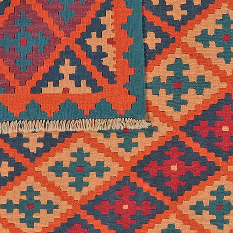 Kelim Gashgai · Handgewebt – Bunt, 171x127 cm