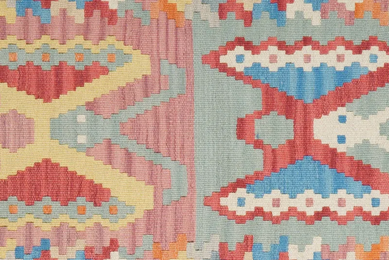 Kelim Gashgai · Handgewebt – Bunt, 197x60 cm