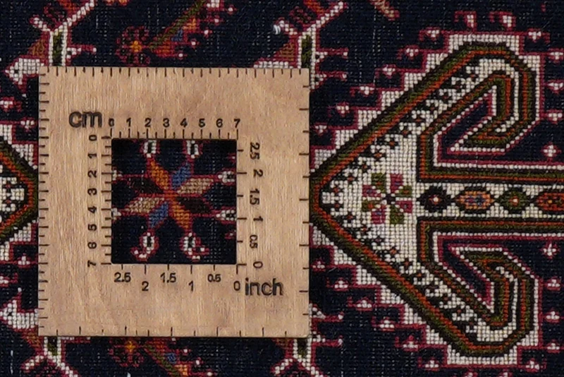 Nasrabad · Handgeknüpft – Blau, 195x82 cm