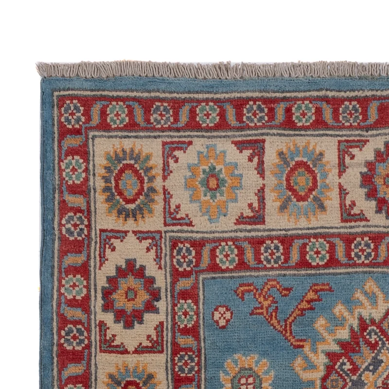 Kazak Teppich 88x158cm - Orientteppich - blau