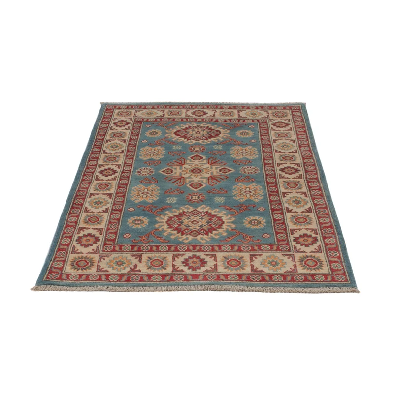 Kazak Teppich 88x158cm - Orientteppich - blau