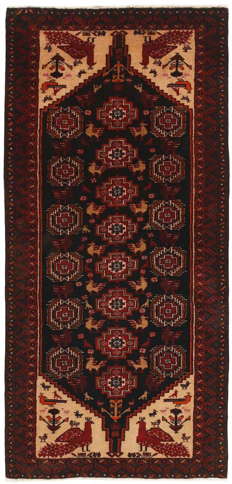 MY-RUG Teppich "Belutsch" Gul-Muster, Handgeknüpft