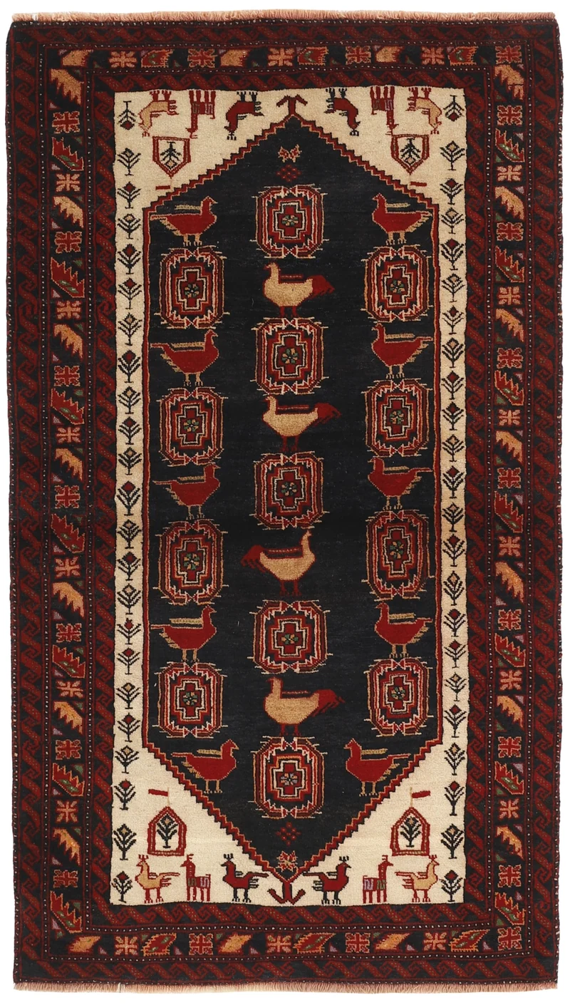 MY-RUG Teppich "Belutsch" Gul-Muster, Handgeknüpft