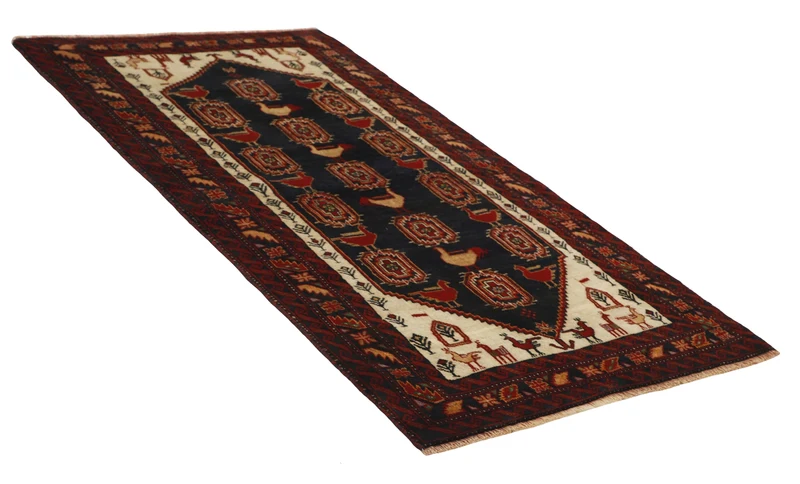 MY-RUG Teppich "Belutsch" Gul-Muster, Handgeknüpft