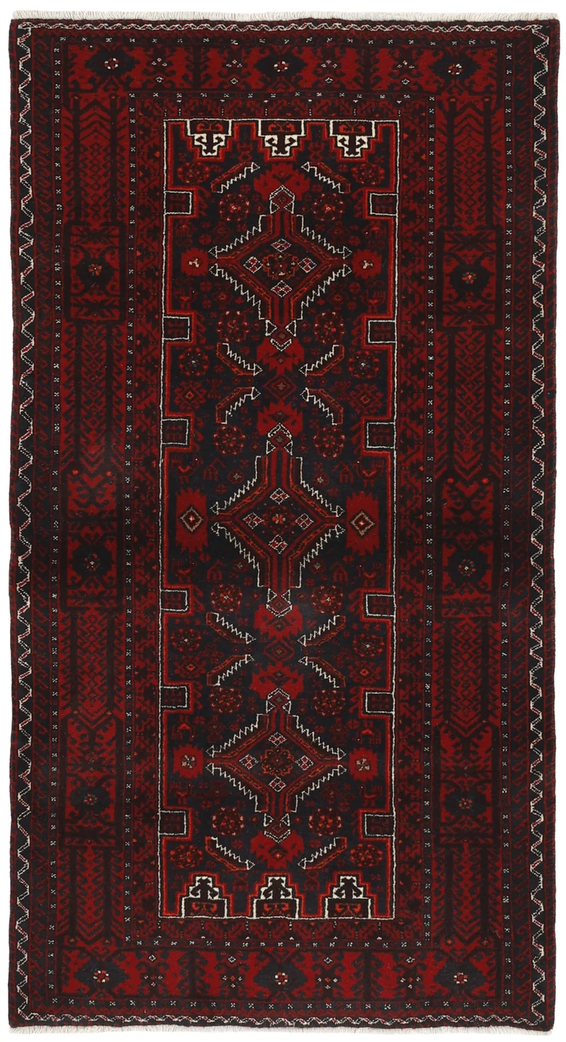 MY-RUG Teppich "Belutsch" Gul-Muster, Handgeknüpft
