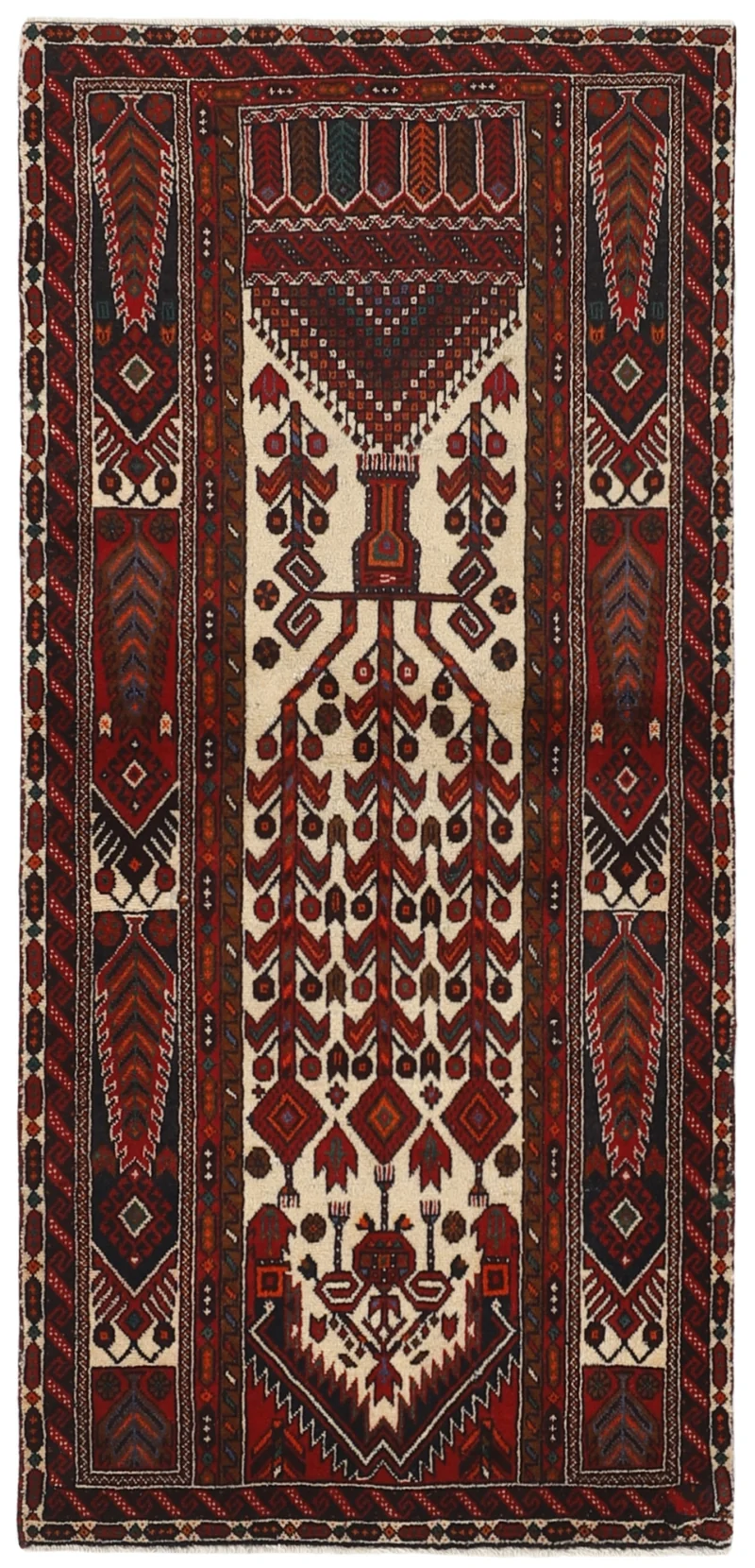 MY-RUG Teppich "Belutsch" Gebetsteppich-Design, Handgeknüpft
