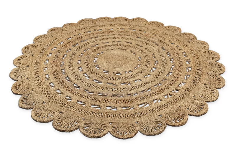 "Bloom" Jute-Teppich – schwer, handgefertigt, hochwertig