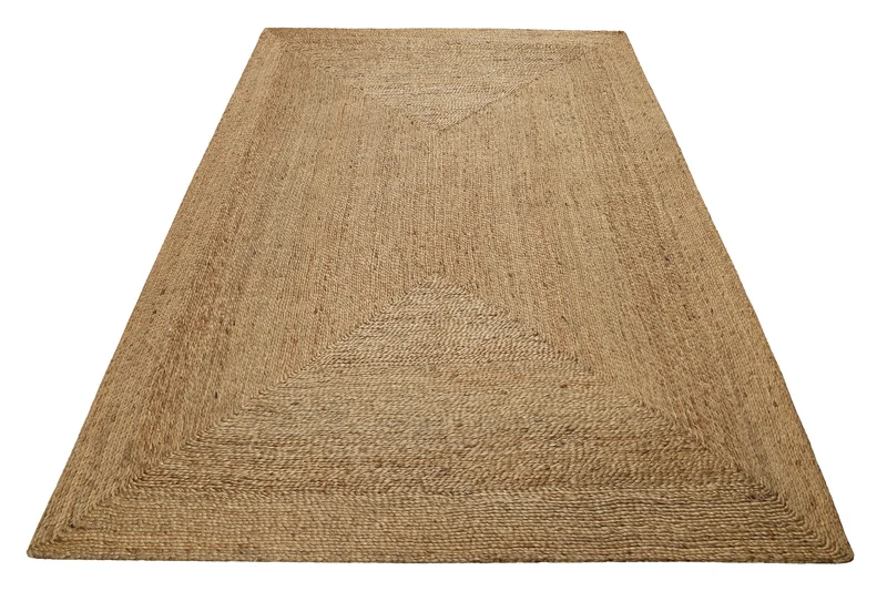 "Collins" Jute-Teppich – schwer, klar, handgewebt