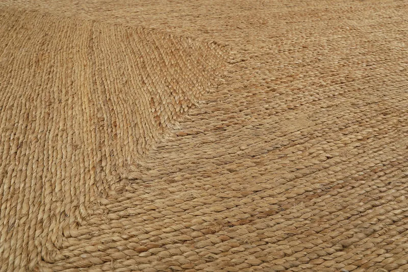 "June" Jute Teppich - handgewebt & schwer