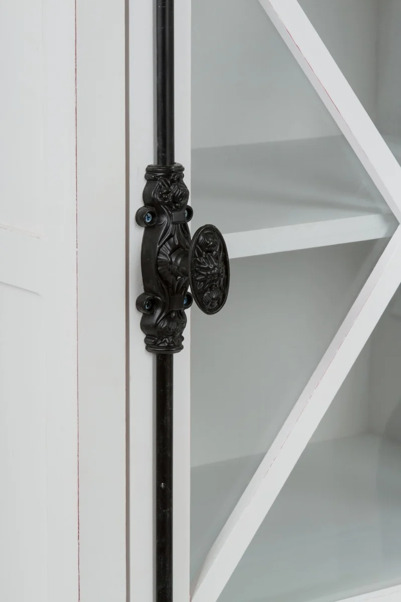 Großer Vitrinenschrank "Theresia" mit Querstreben