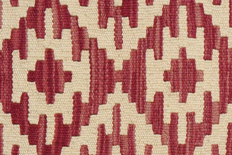 Kelim Gashgai · Handgewebt – Rot, 88x62 cm