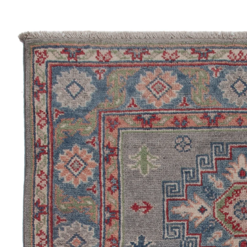 Kazak Teppich 79x123cm - Orientteppich - blau